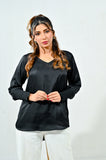 Black Silk Top