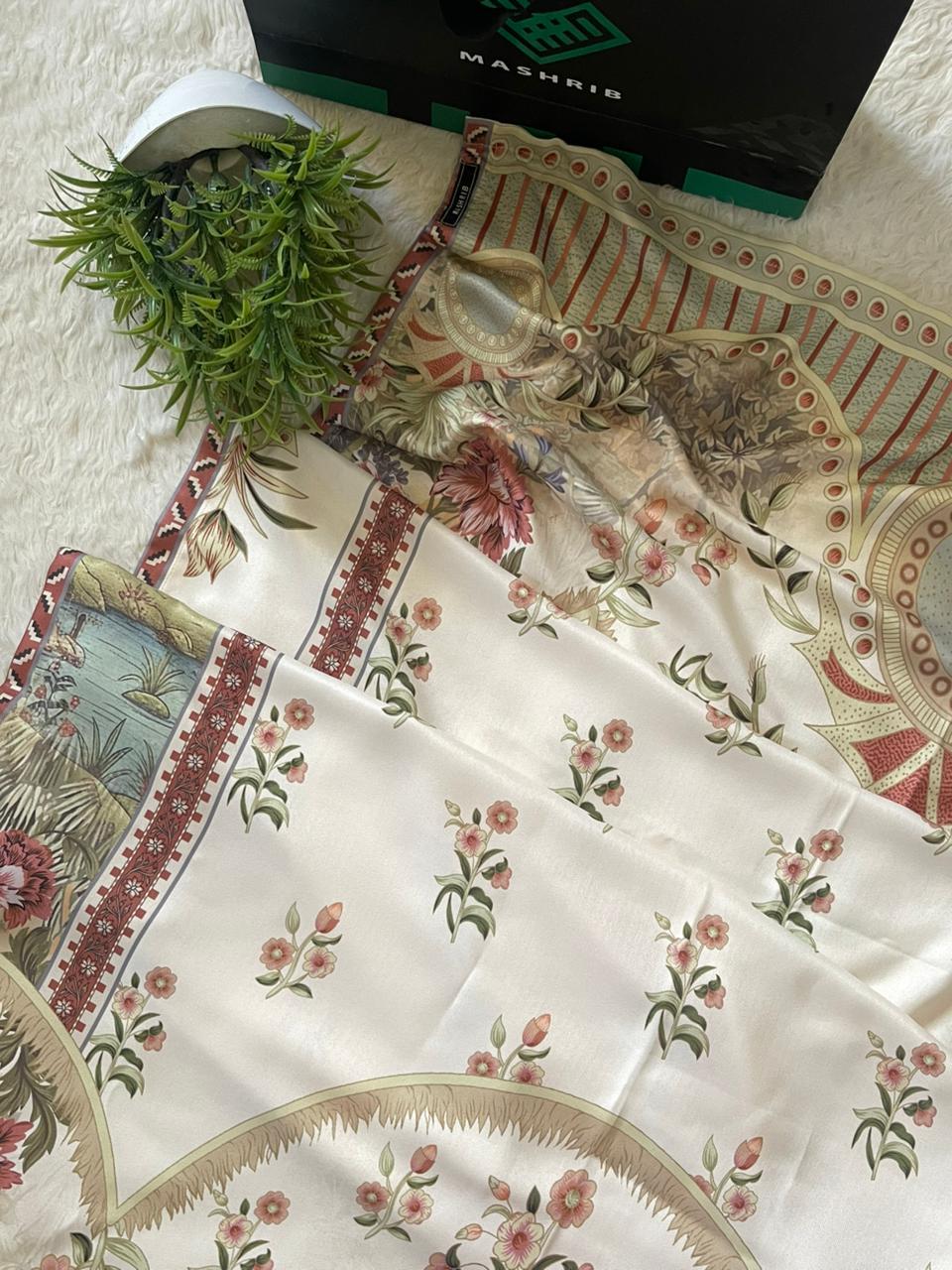 Celeste Herringbone Shawl