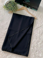 Black Chiffon Dupatta