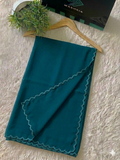 Teal Chiffon Dupatta