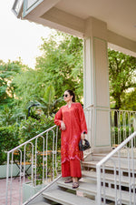 Scarlet Whisper - (premium cotton cambric)