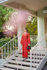 Scarlet Whisper - (premium cotton cambric)