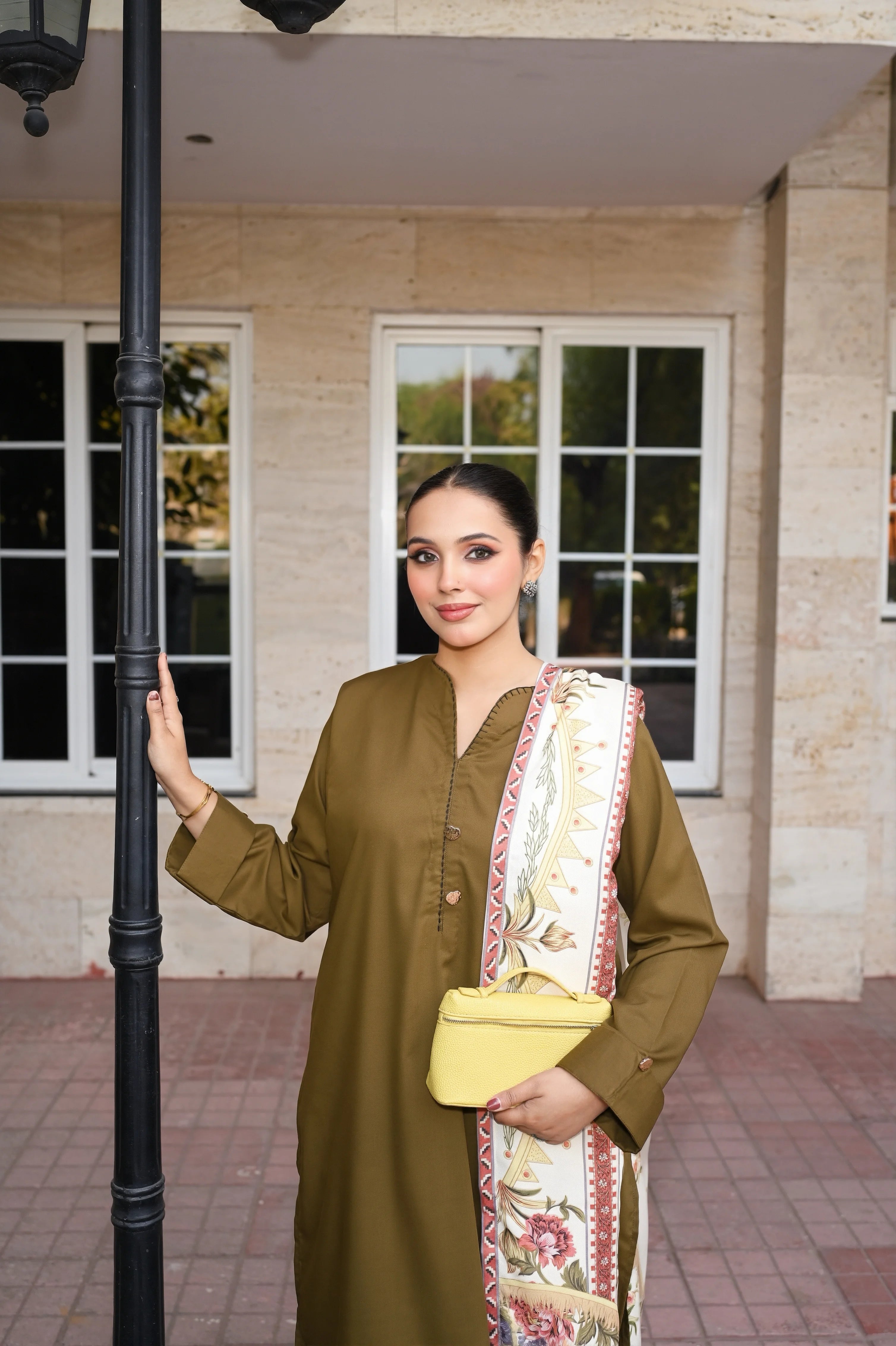 Celeste Herringbone Shawl
