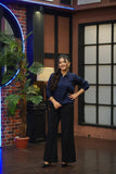 Blue Silk Shirt