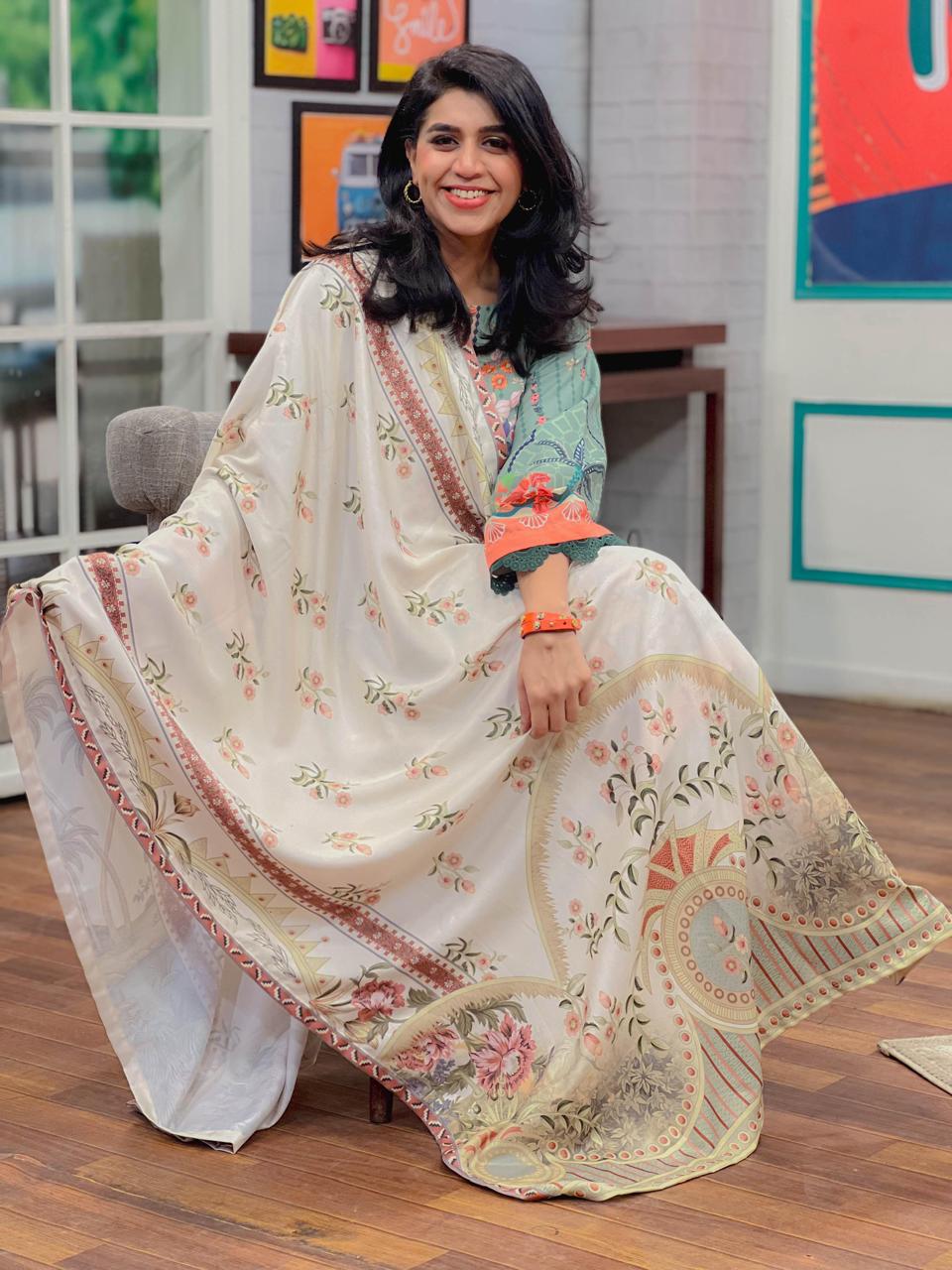 Celeste Herringbone Shawl