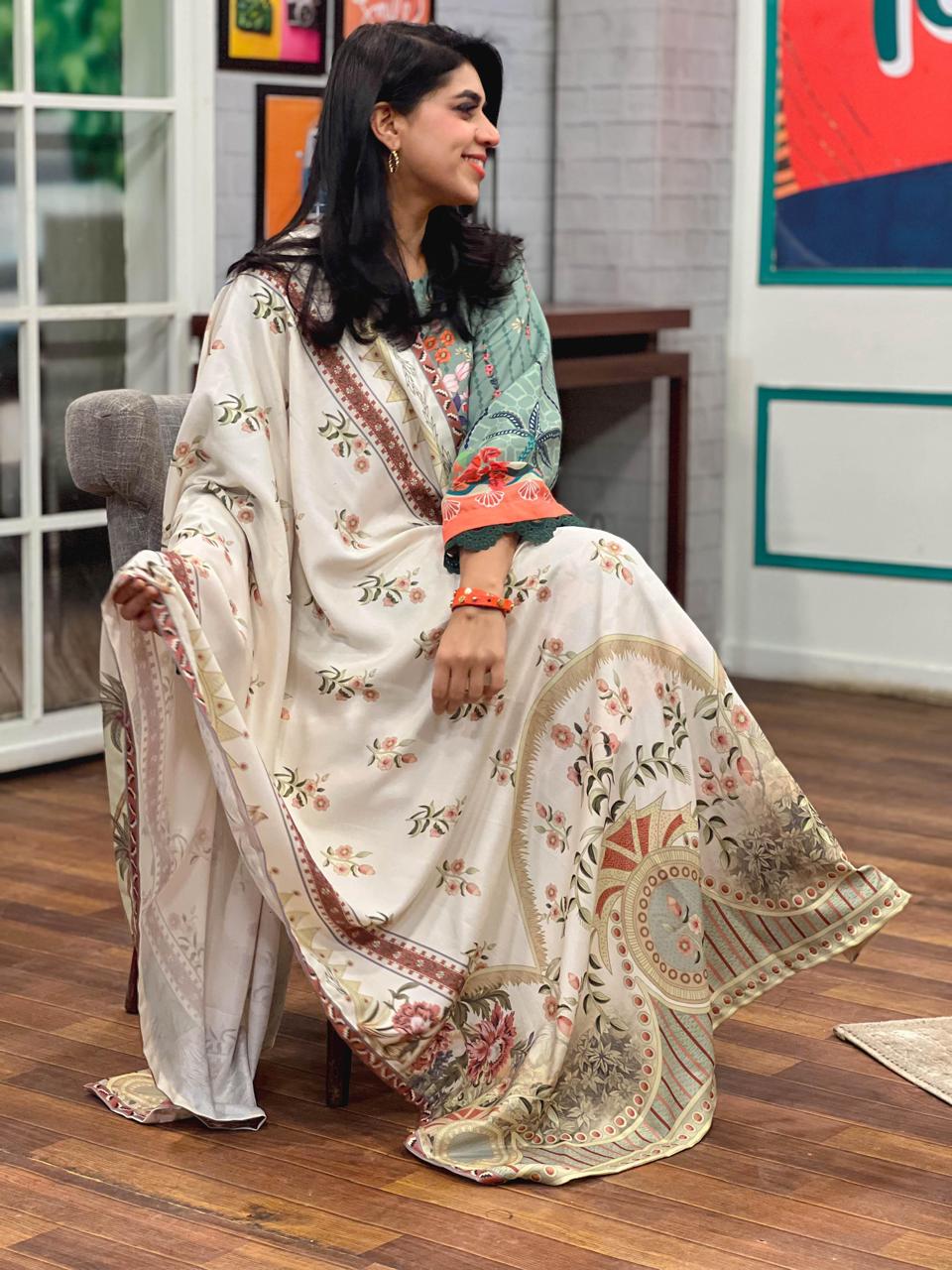 Celeste Herringbone Shawl