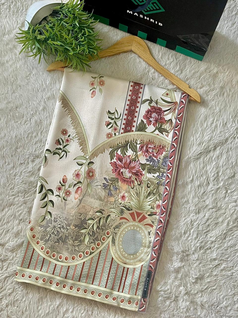 Celeste Herringbone Shawl