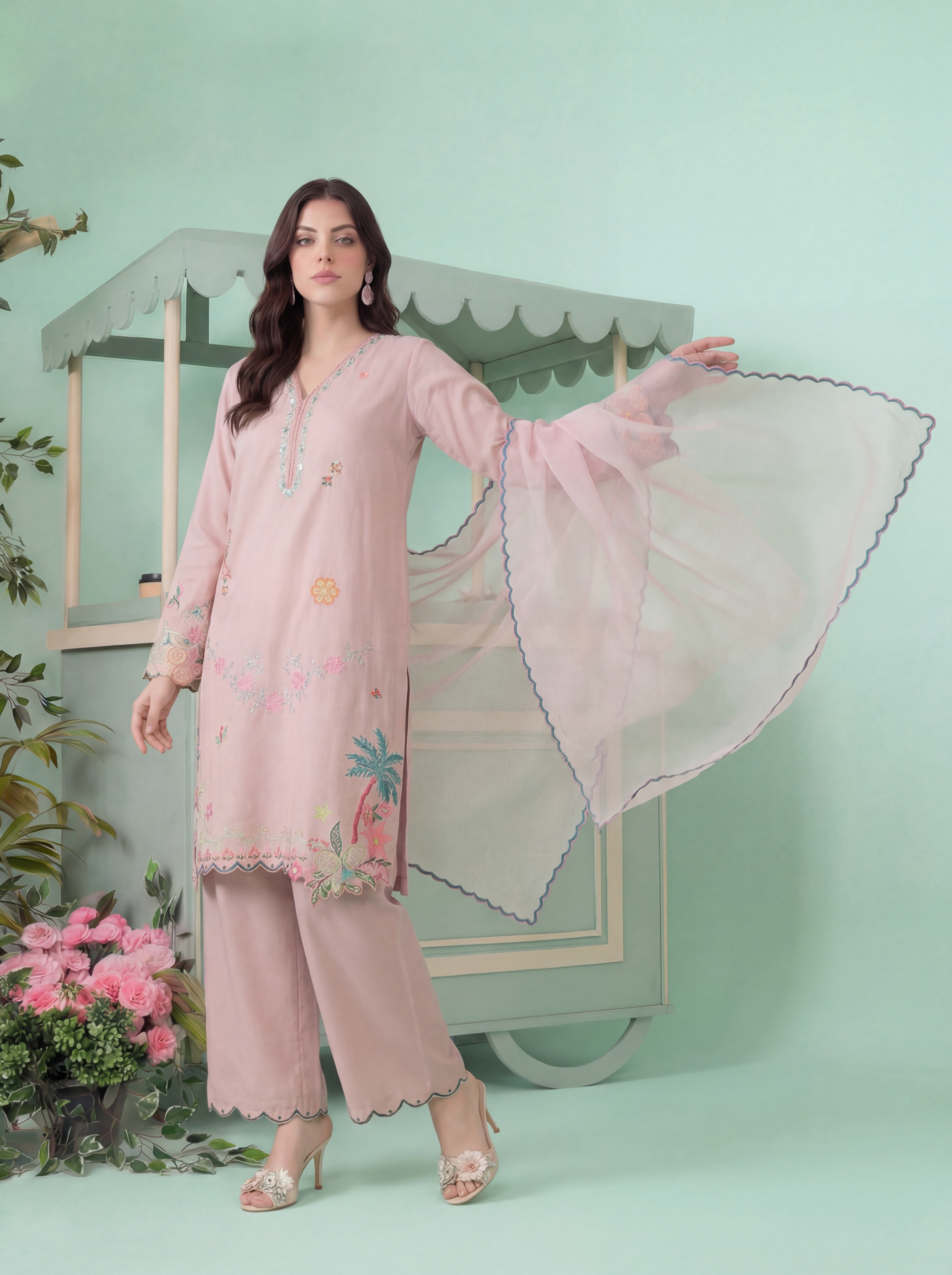 Tea Rose - (premium wrinkle-free blended)