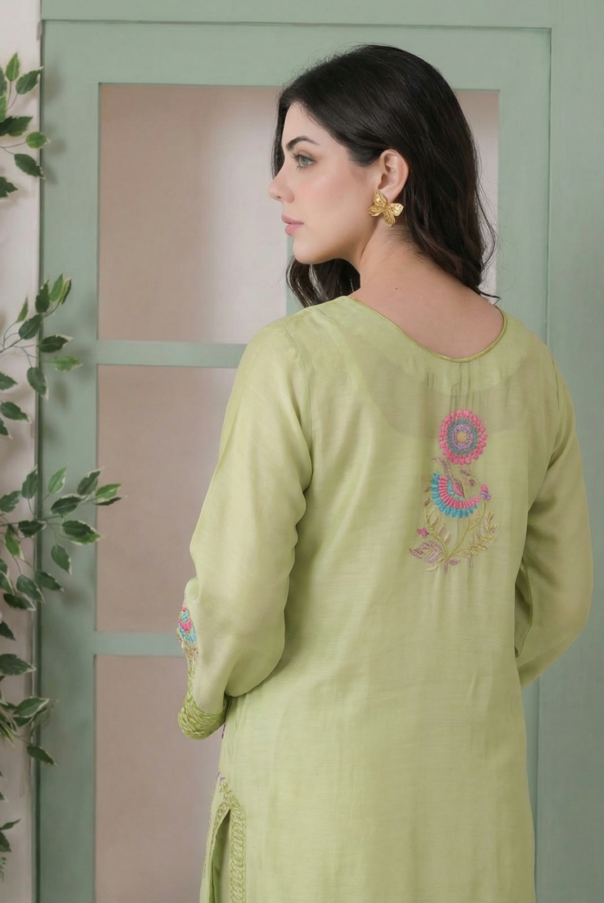 Olivae - (premium viscose lawn)