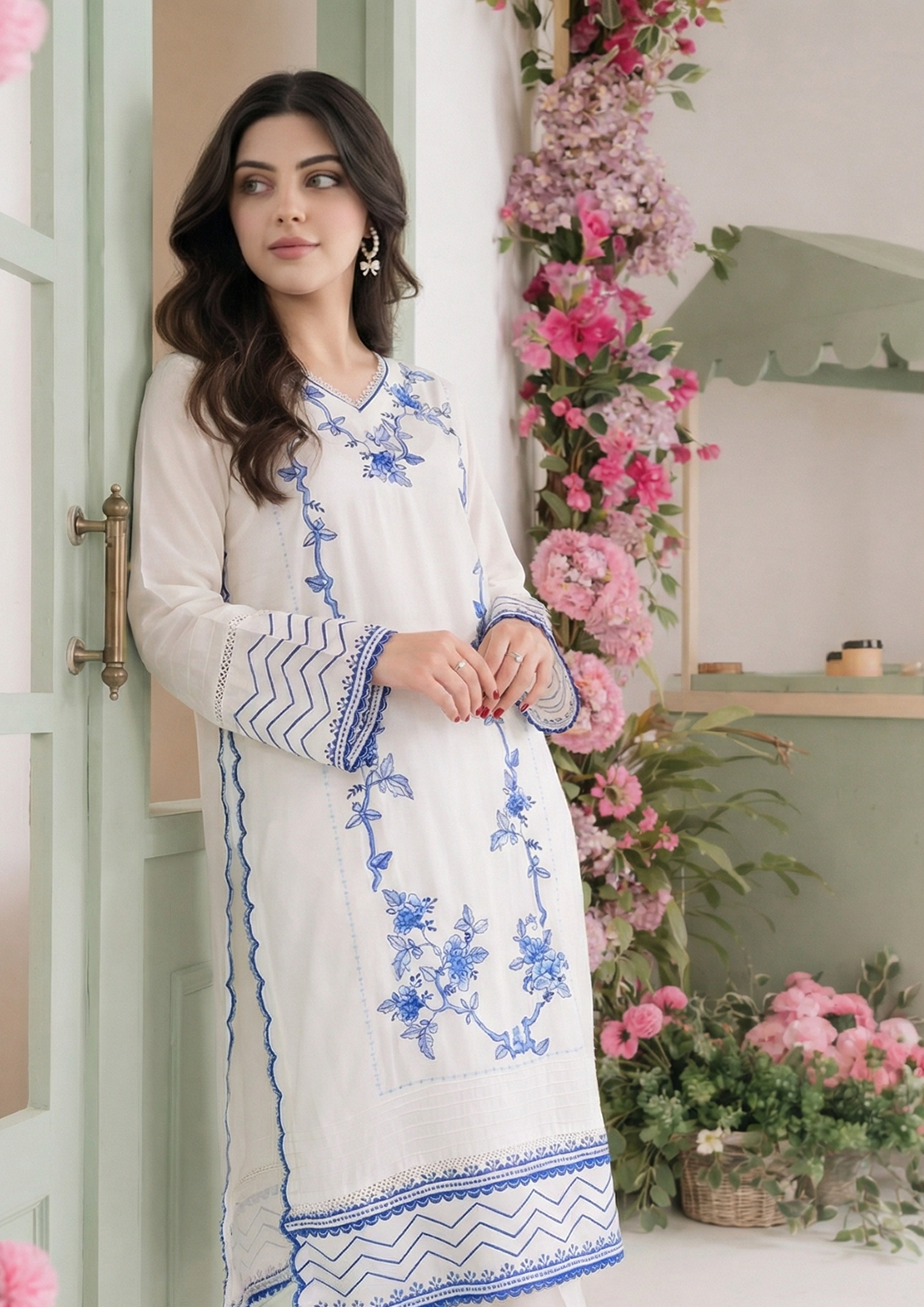 Selene - (silk lawn)